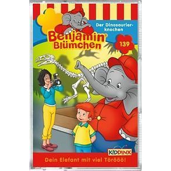Benjamin Blümchen - Der Dinosaurierknochen, 1 Cassette, Benjamin Blümchen