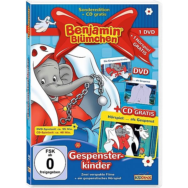 Benjamin Blümchen - Die Gespensterkinder/... als Gespenst (+ CD), Benjamin Blümchen