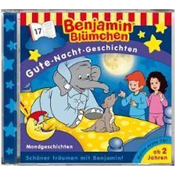 Benjamin Blümchen, Gute-Nacht-Geschichten - Mondgeschichten, 1 Cassette, Benjamin Blümchen