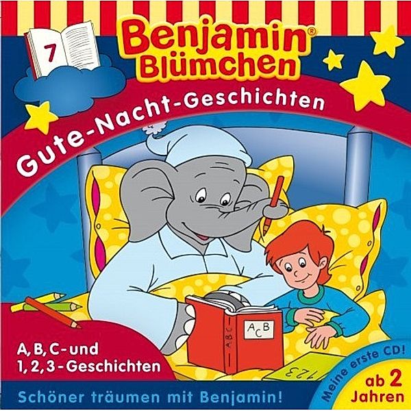 Benjamin Blümchen Gute-Nacht-Geschichten -A, B, C- und 1, 2, 3-Geschichten, Benjamin Blümchen