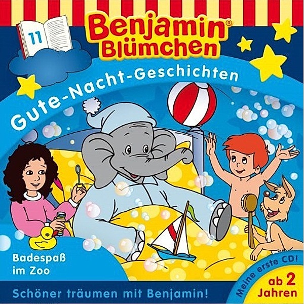 Benjamin Blümchen Gute-Nacht-Geschichten -Badespaß im Zoo, Benjamin Blümchen