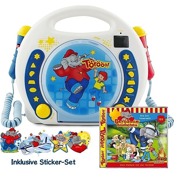 Benjamin Blümchen Karaoke CD/MP3 Player + Hörspiel-CD