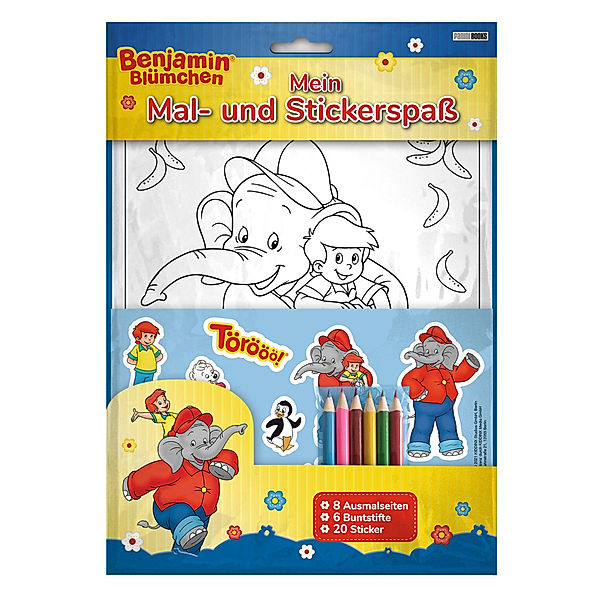 Benjamin Blümchen: Mein Mal- und Stickerspaß, Panini