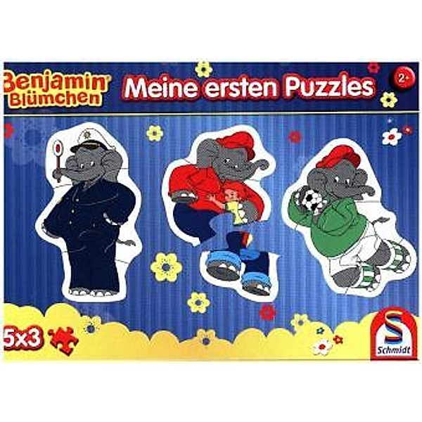 Benjamin Blümchen, Meine ersten Puzzles, 5 x 3 (Kinderpuzzle)