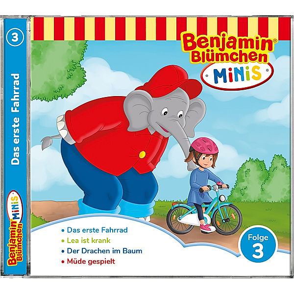 Benjamin Blümchen Minis - Das erste Fahrrad,1 Audio-CD, Benjamin Blümchen