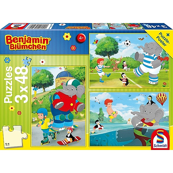 Benjamin Blümchen, Sport und Spiel mit Törööö! (Kinderpuzzle)