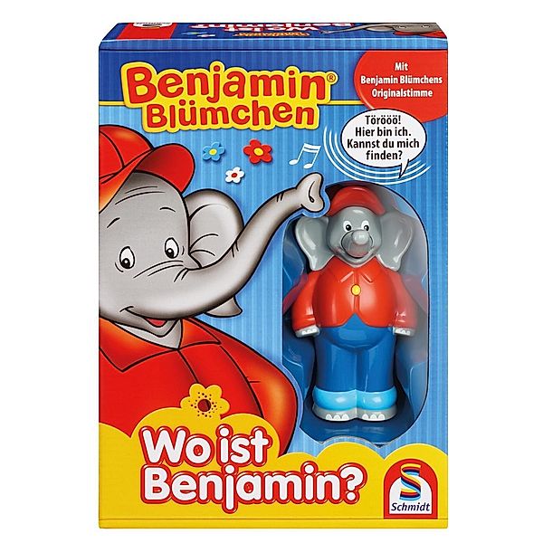 SCHMIDT SPIELE Benjamin Blümchen, Wo ist Benjamin? (Kinderspiel)