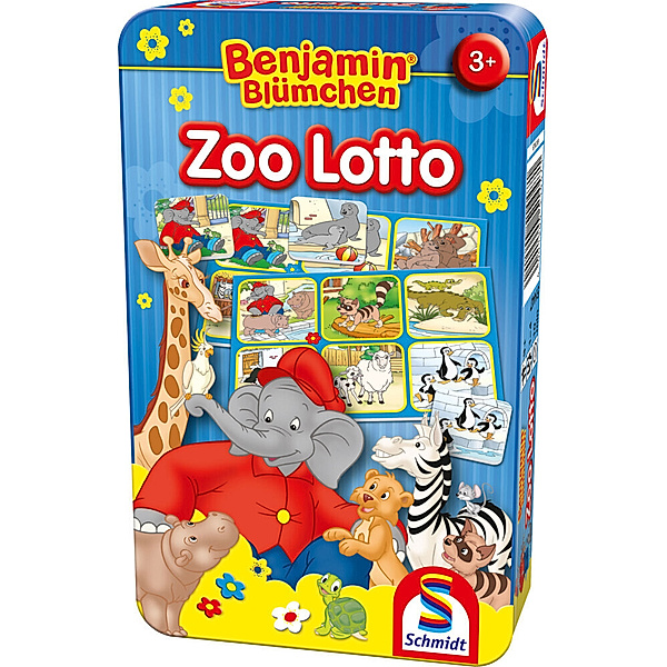 SCHMIDT SPIELE Benjamin Blümchen, Zoo Lotto (Kinderspiele)