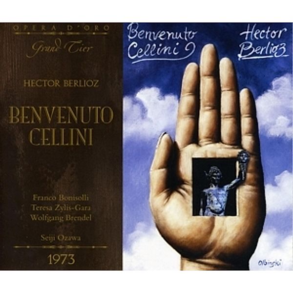 Benvenuto Cellini (Rome 1973), Ozawa, Bonisolli, Zylis-gara, Brendel, Rai Chorus & Or