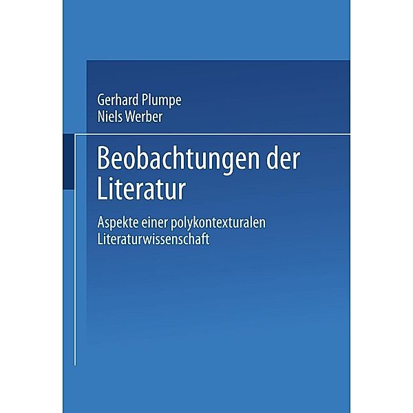 Beobachtungen der Literatur