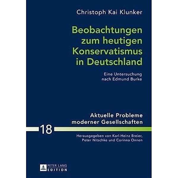 Beobachtungen zum heutigen Konservatismus in Deutschland, Christoph Klunker