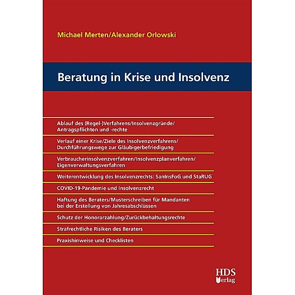 Beratung in Krise und Insolvenz, Michael Merten, Alexander Orlowski