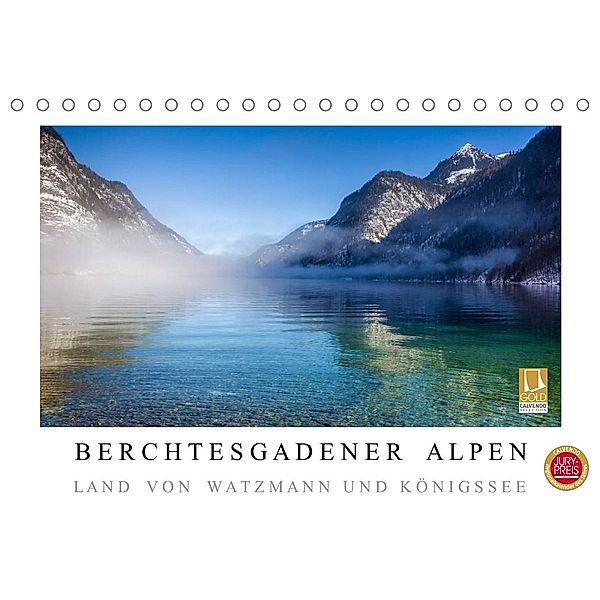 Berchtesgadener Alpen - Land von Watzmann und Königssee (Tischkalender 2023 DIN A5 quer), Christian Müringer