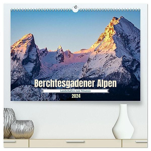 Berchtesgadener Alpen - Landschaften zum Träumen (hochwertiger Premium Wandkalender 2024 DIN A2 quer), Kunstdruck in Hochglanz, Martin Wasilewski