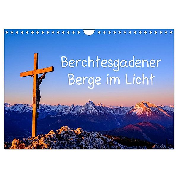 Berchtesgadener Berge im Licht (Wandkalender 2024 DIN A4 quer), CALVENDO Monatskalender, Herbert Berger