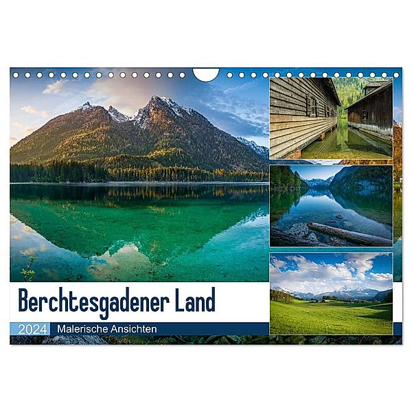 Berchtesgadener Land - Malerische Ansichten (Wandkalender 2024 DIN A4 quer), CALVENDO Monatskalender, Martin Wasilewski