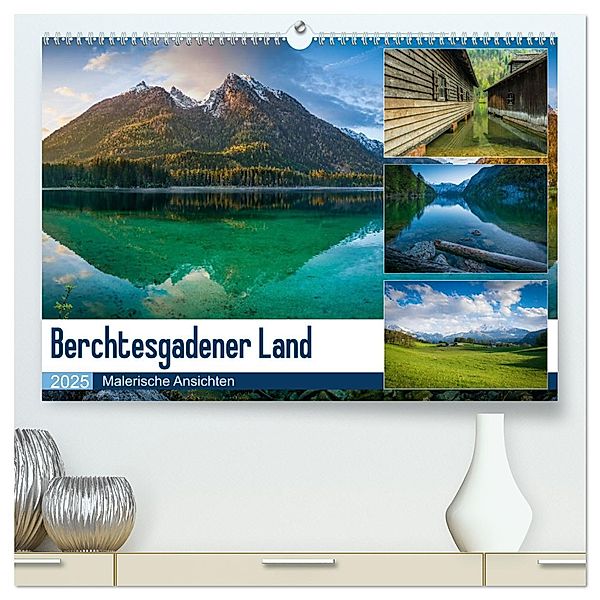 Berchtesgadener Land - Malerische Ansichten (hochwertiger Premium Wandkalender 2025 DIN A2 quer), Kunstdruck in Hochglanz, Calvendo, Martin Wasilewski