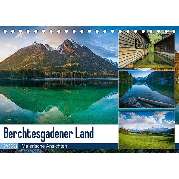 Berchtesgadener Land - Malerische AnsichtenAT-Version  (Tischkalender 2023 DIN A5 quer), Martin Wasilewski