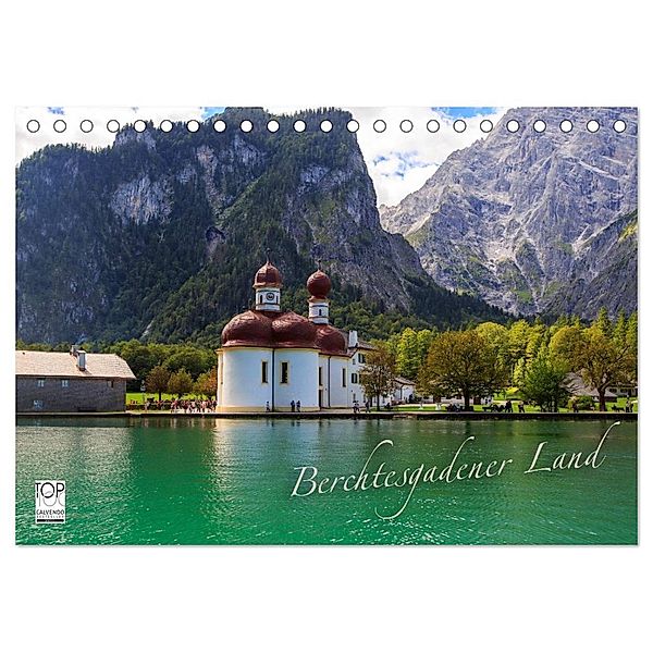 Berchtesgadener Land (Tischkalender 2024 DIN A5 quer), CALVENDO Monatskalender, Dominik Wigger