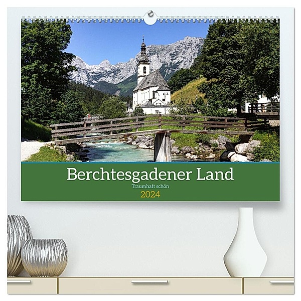 Berchtesgadener Land - Traumhaft schön (hochwertiger Premium Wandkalender 2024 DIN A2 quer), Kunstdruck in Hochglanz, Thomas Becker