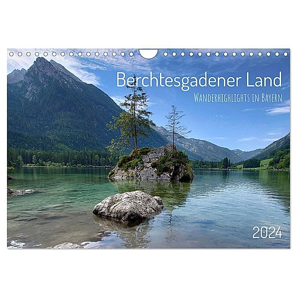 Berchtesgadener Land - Wanderhighlights in Bayern (Wandkalender 2024 DIN A4 quer), CALVENDO Monatskalender, Calvendo, Martin Winzer