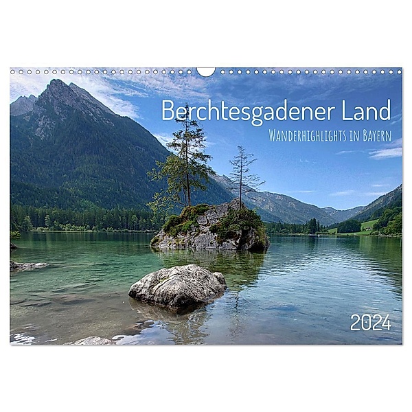 Berchtesgadener Land - Wanderhighlights in Bayern (Wandkalender 2024 DIN A3 quer), CALVENDO Monatskalender, Calvendo, Martin Winzer