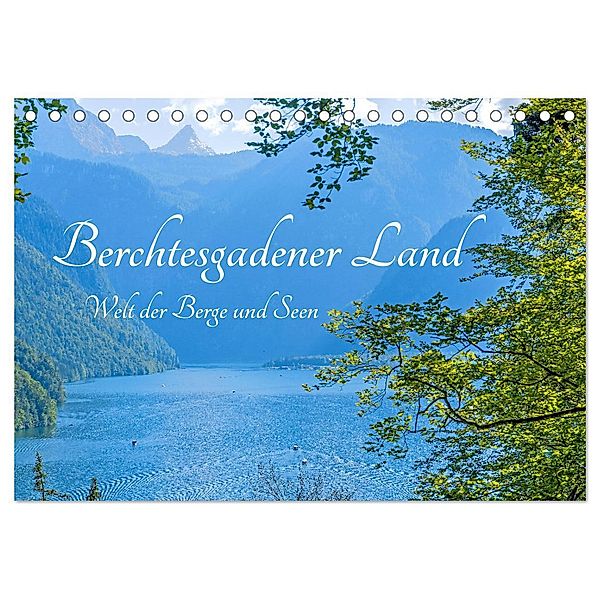 Berchtesgadener Land - Welt der Berge und Seen (Tischkalender 2025 DIN A5 quer), CALVENDO Monatskalender, Calvendo, Elisabeth Schittenhelm