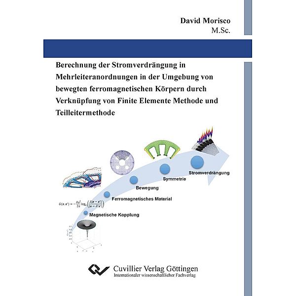 Berechnung der Stromverdrängung in Mehrleiteranordnungen in der Umgebung von bewegten ferromagnetischen Körpern durch Verknüpfung von Finite Elemente Methode und Teilleitermethode