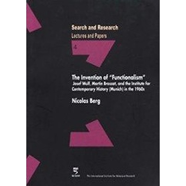 Berg, N: Invention of Functionalism, Nicolas Berg