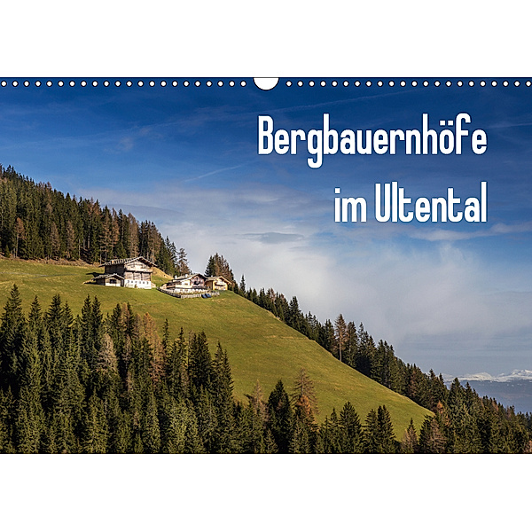 Bergbauernhöfe im Ultental (Wandkalender 2019 DIN A3 quer), Gert Pöder