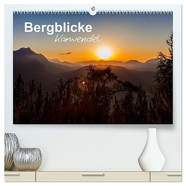 Bergblicke - Karwendel (hochwertiger Premium Wandkalender 2024 DIN A2 quer), Kunstdruck in Hochglanz, Fabian Roman Roessler