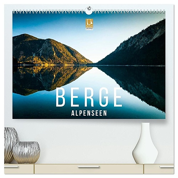 Berge. Alpenseen (hochwertiger Premium Wandkalender 2024 DIN A2 quer), Kunstdruck in Hochglanz, Mikolaj Gospodarek