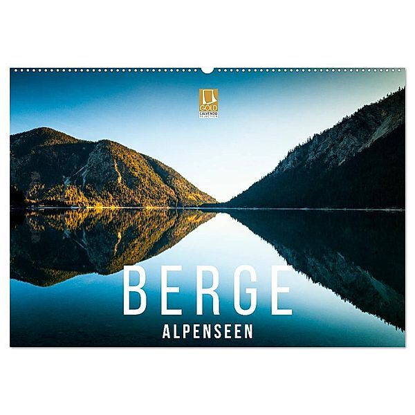 Berge. Alpenseen (Wandkalender 2025 DIN A2 quer), CALVENDO Monatskalender, Calvendo, Mikolaj Gospodarek