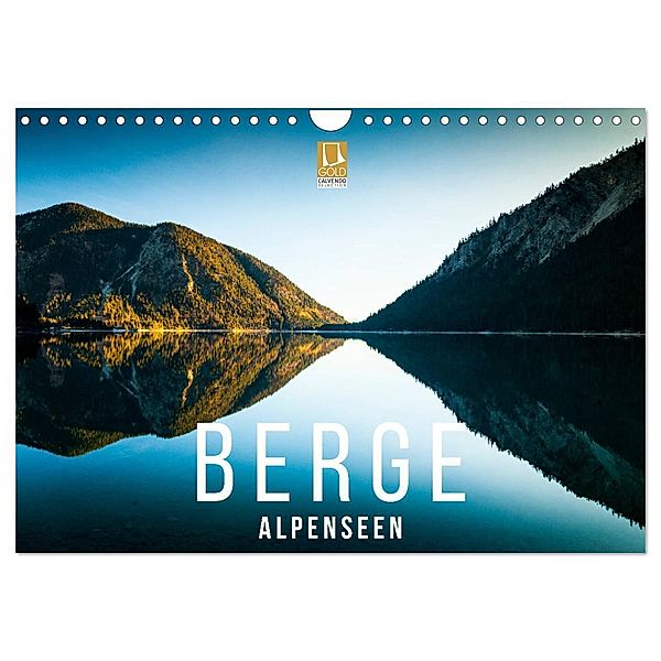 Berge. Alpenseen (Wandkalender 2025 DIN A4 quer), CALVENDO Monatskalender, Calvendo, Mikolaj Gospodarek