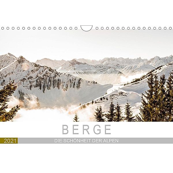 Berge - Die Schönheit der Alpen (Wandkalender 2021 DIN A4 quer), Jacqueline Wagner