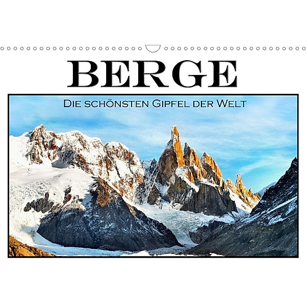Berge - Die schönsten Gipfel der Welt (Wandkalender 2024 DIN A4 quer), CALVENDO Monatskalender, Helena Bilkova