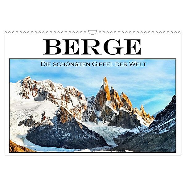 Berge - Die schönsten Gipfel der Welt (Wandkalender 2025 DIN A3 quer), CALVENDO Monatskalender, Calvendo, Helena Bilkova