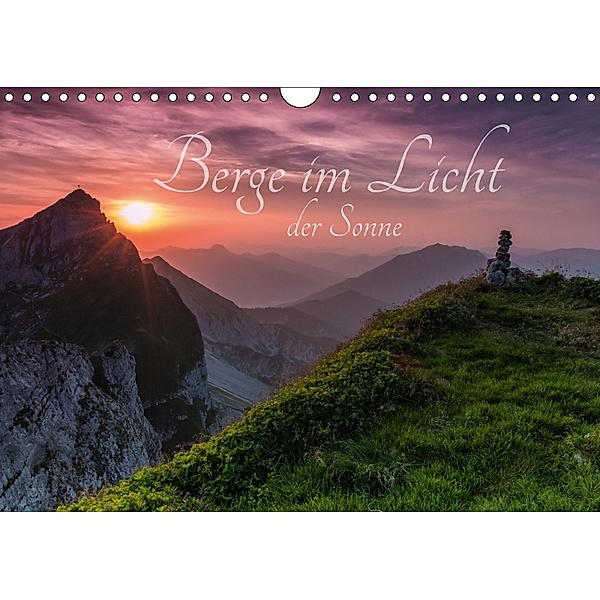 Berge im Licht der Sonne (Wandkalender 2018 DIN A4 quer), Bergpixel