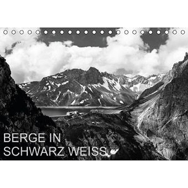 BERGE IN SCHWARZ WEISS (Tischkalender 2015 DIN A5 quer), Thomas Dzikowski