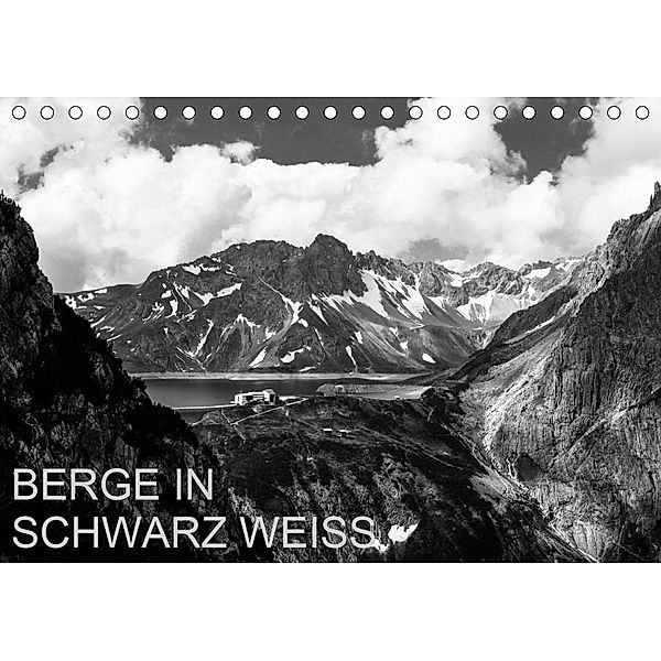 BERGE IN SCHWARZ WEISS (Tischkalender 2020 DIN A5 quer), Thomas Dzikowski