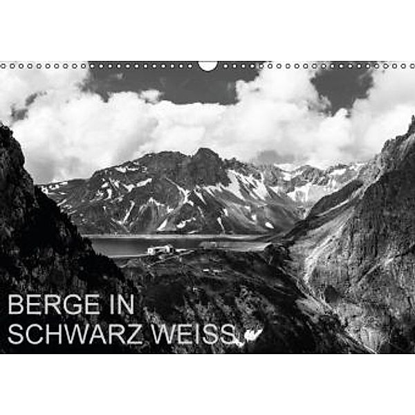 BERGE IN SCHWARZ WEISS (Wandkalender 2015 DIN A3 quer), Thomas Dzikowski