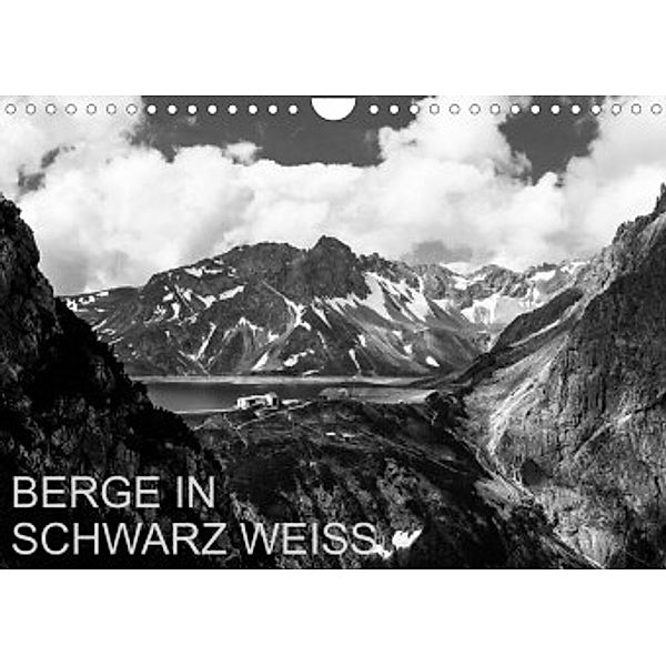 BERGE IN SCHWARZ WEISS (Wandkalender 2022 DIN A4 quer), Thomas Dzikowski