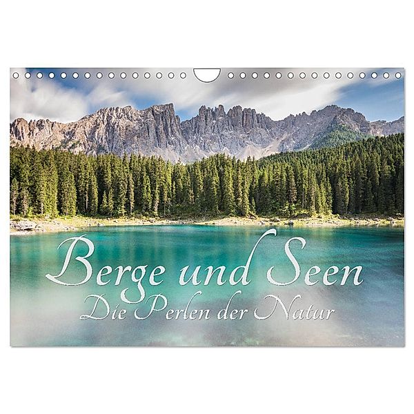 Berge und Seen - Die Perlen der Natur (Wandkalender 2024 DIN A4 quer), CALVENDO Monatskalender, Maik Major