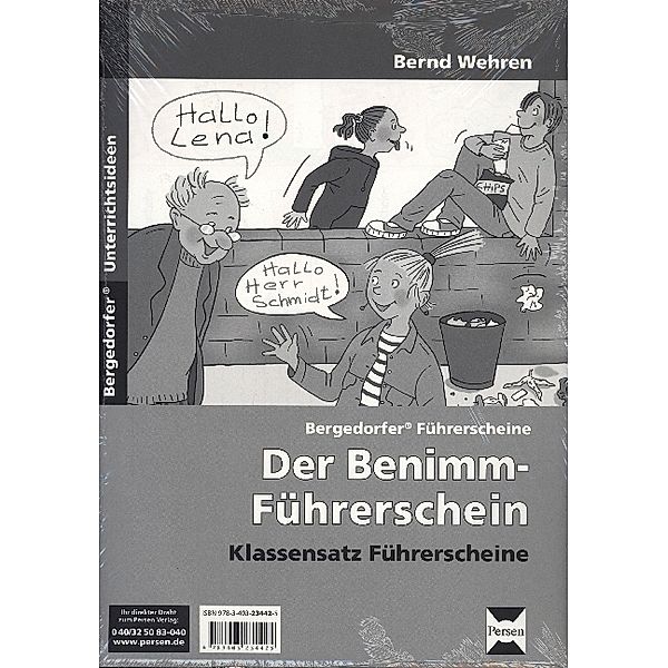 Bergedorfer® Führerscheine / Benimm-Führerschein - Klassensatz Führerscheine, Bernd Wehren