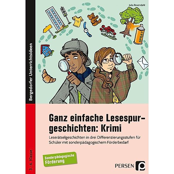 Bergedorfer® Unterrichtsideen / Ganz einfache Lesespurgeschichten: Krimi, Julia Rosendahl