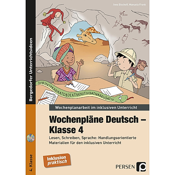 Bergedorfer® Unterrichtsideen / Wochenpläne Deutsch - Klasse 4, m. 1 CD-ROM, Ines Bischoff, Manuela Frank