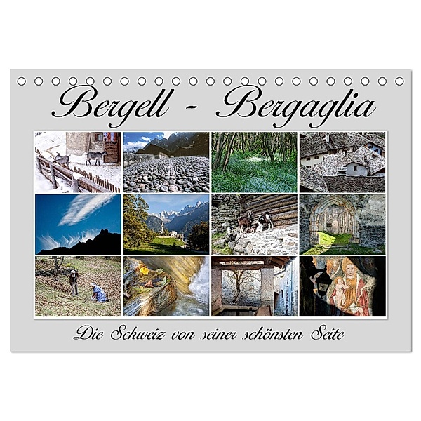 Bergell - Bergaglia (Tischkalender 2024 DIN A5 quer), CALVENDO Monatskalender, Max Watzinger - traumbild -