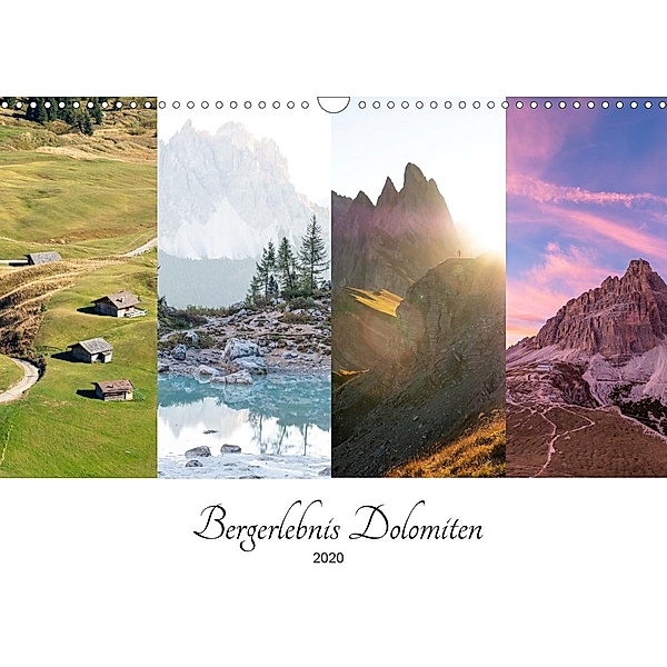 Bergerlebnis Dolomiten (Wandkalender 2020 DIN A3 quer), Christina Fink