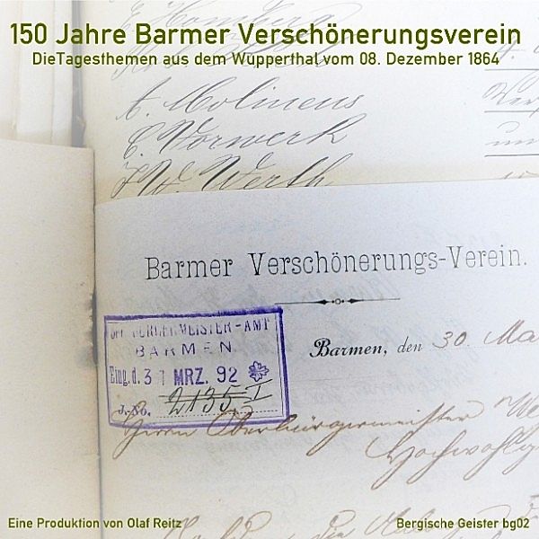 Bergische Geister - 150 Jahre Barmer Verschönerungsverein, Olaf Reitz