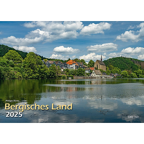 Bergisches Land 2025 Bildkalender A3 quer, spiralgebunden